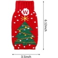 thumbnail image 5 of 6 Juegos de Fundas para Botellas de Vino Navideñas Suéter de Punto Vestido para Botellas de Vino Papá Noel Reno Muñeco de Nieve Fundas para Botellas de Vino para Decoraciones Navideñas Suéter Navideño, 5 of 5
