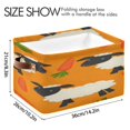 thumbnail image 4 of Sheep Carrots Square Storage Bins with Handles Collapsible Containing Box 1 Pack, 4 of 9