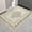 Floral Beige Brown-3' x 5' (Rectangular), variant on Area Rug 5x7 Washable Boho Rugs For Living Room Non-slip Bedroom Low Pile Lightweight Tangerine Vintage Throw Dining Kitchen Home Office Carpet Floral Aqua Yellow