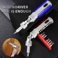 thumbnail image 6 of Multi Angle Bidirectional Ratchet Screwdriver Set 15 in 1 Torx Magnetic Screw Driver Bit C1665, 6 of 7