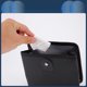 thumbnail image 5 of Bote de basura para automóvil Unique Bargains, colgante en la puerta del automóvil, bote de basura de cuero sintético negro, 1 pieza, 5 of 6