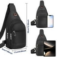 thumbnail image 3 of Elegant Choise Waterproof Men Women Sling Bag Chest Cross Body Travel Sport Small Shoulder Bag, 3 of 23
