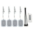 thumbnail image 2 of Restaurant Pager System, 800M Long Range Durable Waterproofing Customer Wireless Calling System 4 Receivers  for Coffee Shop Gray, 2 of 7