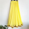 thumbnail image 5 of Women's Chiffons Long Skirt for Dancers Elastic Waist Sequins Lace Trim Dance Skirts for Performances and Photoshoots, 5 of 9