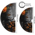 thumbnail image 3 of FMSHPON Halloween Party Xmas Christmas Tree Skirt Stand Mat for Holiday Party Decoration Indoor Outdoor 48 inches, 3 of 6