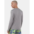 thumbnail image 3 of Reebok Men's & Big Men's Long Sleeve Sun Shirt with UPF 50+, Sizes S-3XL, 3 of 5