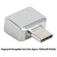thumbnail image 6 of USB C Fingerprint Reader: Secure Login For  10/11, Fast 0.5s Access, 360 Touch, File Encryption/Decryption, 6 of 6