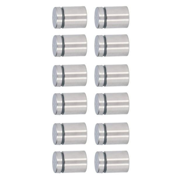 Tornillo de Separación, 12 piezas Tornillos de Montaje de Pared de Sujetador de 19x25 mm para Oficina