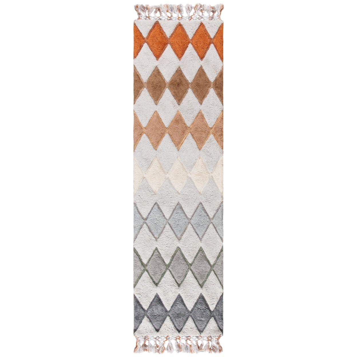 SAFAVIEH Sahara Hester Geometric Area Rug, Grey/Charcoal, 8' x 10'