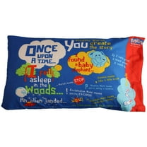 Playtime Premium & Ultra Soft Microfiber Standard Game & Sentences Pillowcase (Blue). Over 20 Starter Sentences   Images. StoryTime Kids & Toddler Pillowcase For Girls & Boys