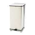 thumbnail image 2 of Rubbermaid Commercial Defenders Square 24G Step Can - 24 gal Capacity - Square - Foot Pedal, Fire-Safe, Leak Proof - 30" Height x 15" Width x 15" Depth - Steel - Stainless Steel, 2 of 2