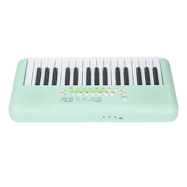 Teclado de piano para niones, piano de teclado para niños de 32 teclas con 16 tonos 10 ritmos vibrato sosteniendo efectos de eco, teclado electódico portátil instrumentos