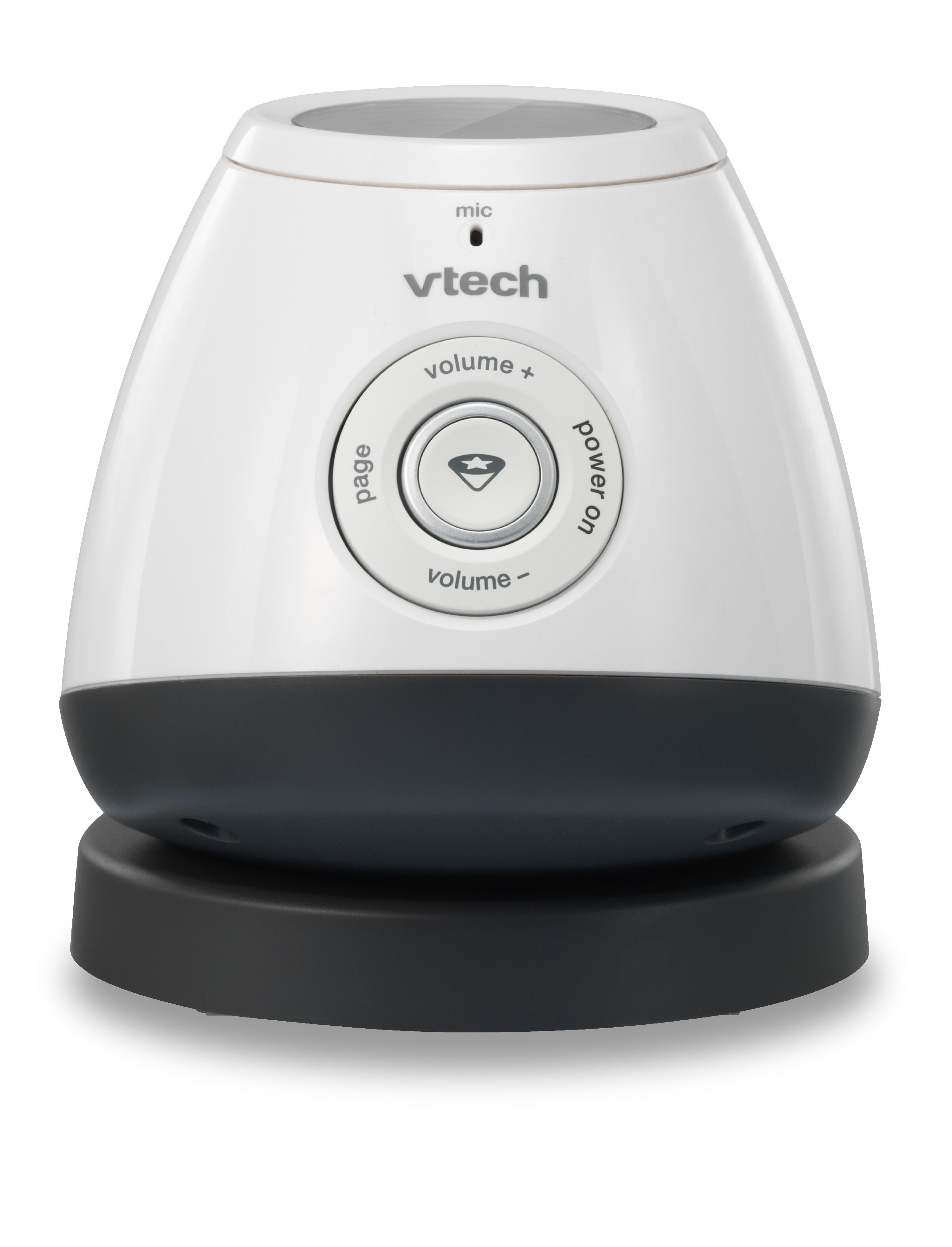 VTech Safe & Sound® DM271-102 DECT 6.0 Digital Audio Baby Monitor with Open/Closed Sensor, 1 Parent Unit, White