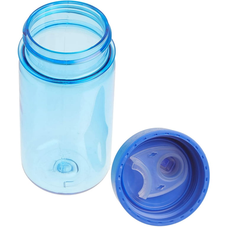 Nalgene Kids On the Fly Water Bottle - 12 oz.- Squares Clear/Blue