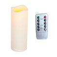 thumbnail image 1 of Vela LED Everlasting Glow para interior/exterior, temporizador, color crema, 3" x 9", 1 of 2