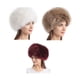 thumbnail image 4 of Gorros de pelo esponjosos de felpa Sonducket Sombreros invierno caqui, 4 of 6