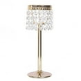 thumbnail image 5 of BalsaCircle 12" Faux Crystal Candle Holder Wedding Centerpiece Gold, 5 of 7