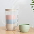 thumbnail image 2 of 5Pcs Camping Cups Plastic Set with Handle Lightweight Breakfast Cups Reusable Mug, 2 of 5