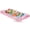 Pink, variant on 52 x 24 x 5 Inch Inflatable Serving Bar with Drain Plug, Inflatable Ice Buffet Cooler Tray, Floating Food Drink Serving Station for Pool Party, BBQ, Picnic, Pink