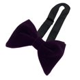 thumbnail image 2 of Pajarita Salvador Terciopelo Ajustable Grande Violeta, 2 of 10