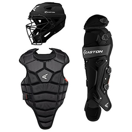 New Easton M5 Qwikfit Junior Youth Baseball Catchers Kit Complete Set Black