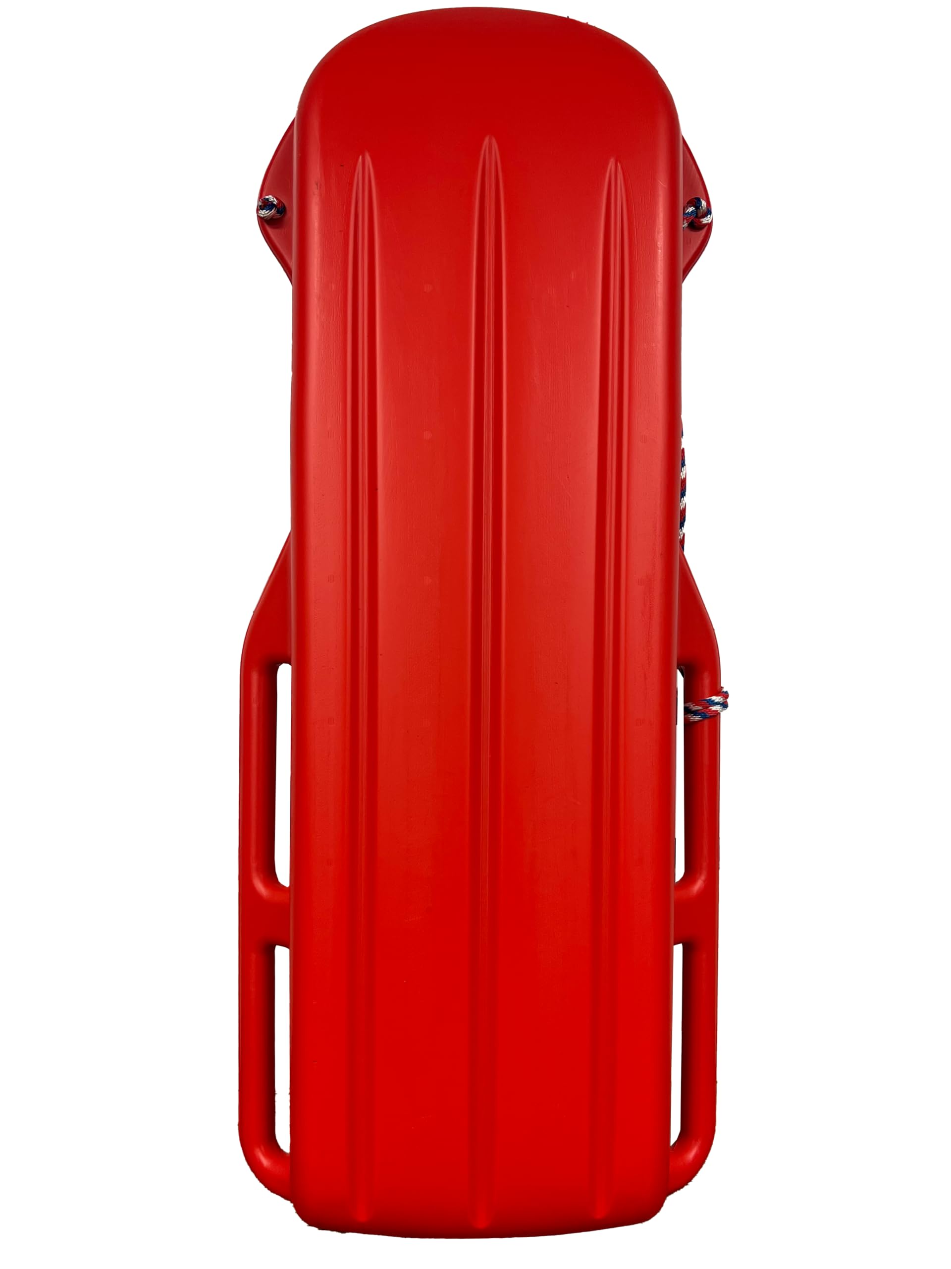 The Original Retro Racer Snow Sled by Confer Plastics, Crimson Cruiser Color, Durable Design for All Ages, Made in USA, Available as a Single Sled for Quick Rides