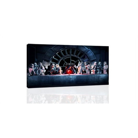 Emperor Palpatine Last Supper Star Wars - CANVAS OR PRINT WALL ART