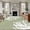Green, variant on 3'x5' Area Rugs, Coral Brown Indoor Outdoor Area Rug for Living Room Bedroom, White Coastal Ocean Marine Nautical Beach Washable Bathroom Rugs Kitchen Floor Carpet Mats Home Decor Aesthetic