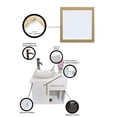 thumbnail image 4 of Gabinete De Baño Con Espejo Decorativo SOLEURA, 4 of 6