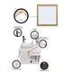 thumbnail image 4 of Gabinete De Baño Con Espejo Decorativo SOLEURA, 4 of 6