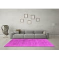 thumbnail image 3 of Ahgly Company Indoor Square Oriental Pink Industrial Area Rugs, 4' Square, 3 of 4