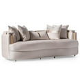 thumbnail image 4 of Michael Amini Carmela Sofa - Almond/Gold, 4 of 12