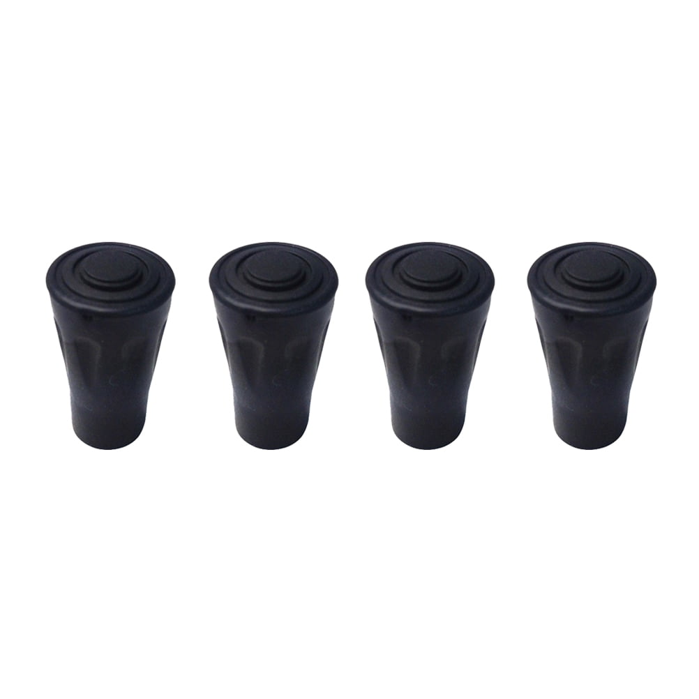 4pcs Outdoor Trekking Pole Accessories Rubber Foot Cover Pole Tip