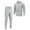 Grey, variant on ibiyuan Men Leisure 2 Piece Outfits Long Sleeve Matching Outfits Casual Hoodie Pullover Tops Sweatshirt Pants Track Suits,White
