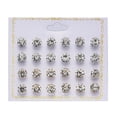 thumbnail image 1 of ziyahi 12 Pairs Rhinestones Girls Earring Set Crystal Ear Stud Earrings Multiple styles No.04 s, 1 of 5