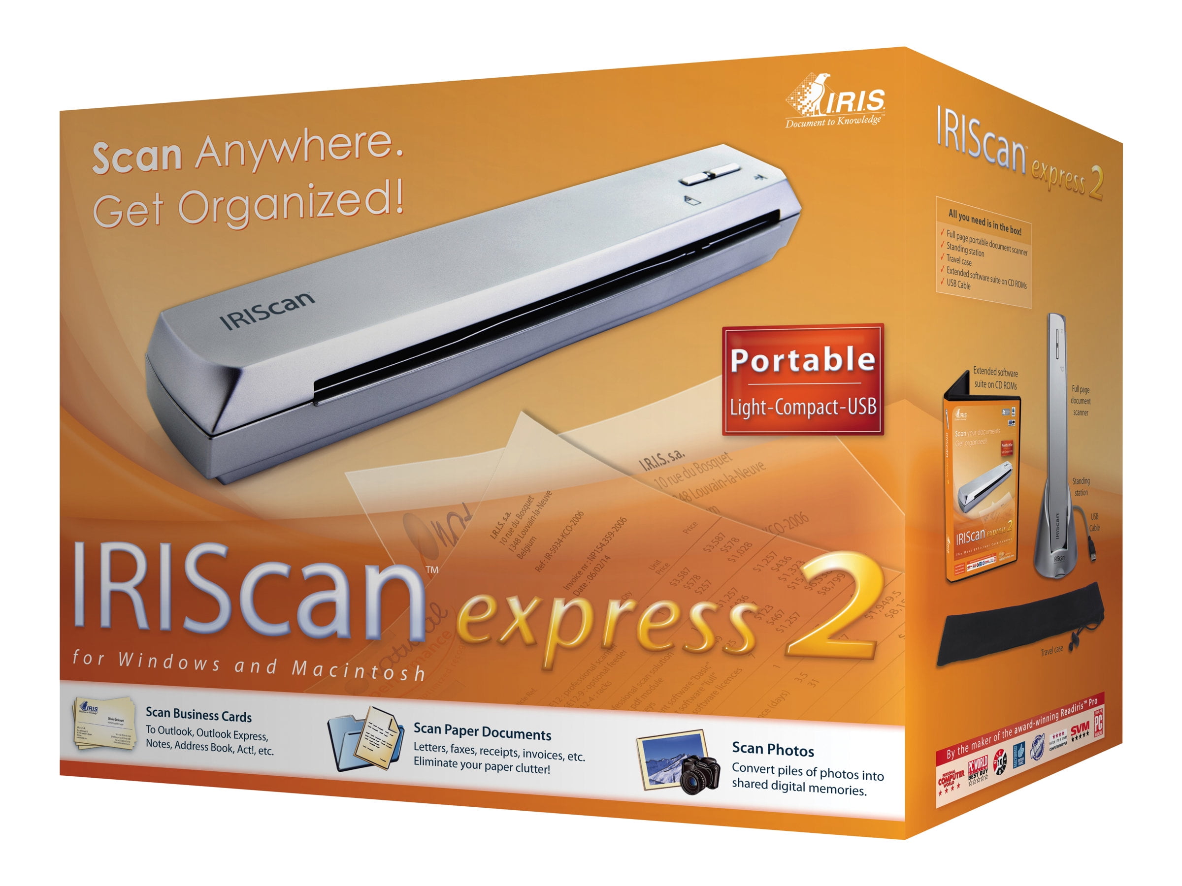 IRIScan Express 4 - Scanner portable USB - Scanner - IRISLINK