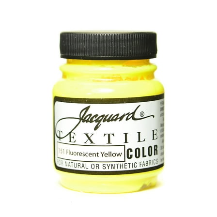 Textile Colors fluorescent yellow (pack of 4)