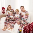thumbnail image 1 of Pijamas navideños a juego para toda la familia, con diseño de hombrecito de jengibre y galletas de Papá Noel, 1 of 5