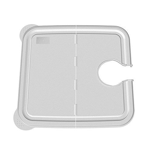 Everie Hinged Collapsible Sous Vide Container Lid Compatible With Anova Culinary Precision Cookers And 12 18 22 Quart Rubbermaid Container Side Mount Walmart Com Walmart Com
