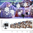 thumbnail image 3 of ACMETOP Christmas Projector Lights Outdoor, 3D Snowflake LED Projector Lights, IP65 Waterproof 9W High Brightness Outdoor Indoor for Christmas, New Year, Birthday Party and Garden Decoration, 3 of 9