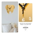 thumbnail image 3 of FONDOTIN Golden Acrylic Tooth Shaped Clock Silent Decorative For Home Decoration 1Set, 3 of 8