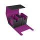 thumbnail image 1 of Estuche para baraja de cartas coleccionables,Estuche para guardar de cartas coleccionables,de piel sintética,portátil,Estuche para baraja de cartas Organizador de Negro púrpura, 1 of 8