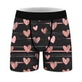 thumbnail image 6 of Men's Valentine's Day Printed Boxer Briefs Breathable Close Fitting Comfortable Underwear with Elastic Waistband, 6 of 7