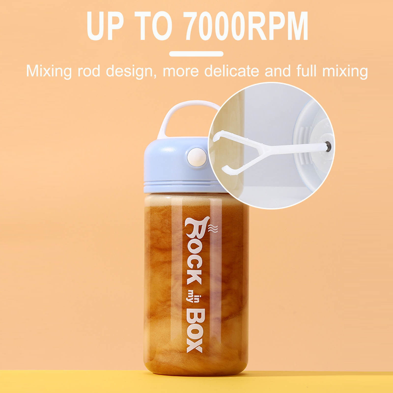 CLEARANCE! Electric Protein Shaker Bottle USB C Rechargeable