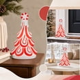 thumbnail image 4 of Lypsnake Lighted Blow Mold Peppermint Tree,Red White Striped Peppermint Topped Resin Christmas Tree Figurine,Tabletop Decor for Christmas Mantel Shelf Display, 4 of 7