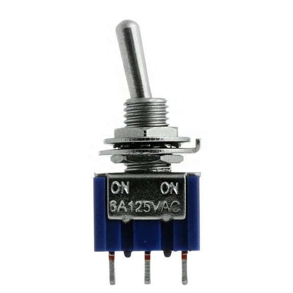 Heavy Duty Rocker Momentary Switch On-On 3-Pin 2-Position SPDT Toggle Switch with Metal Bat for Automobile Industries
