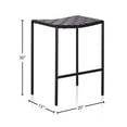 thumbnail image 2 of Soho Mid-century Modern Leather Weave Bar Stool (26-inch/ 30-inch), 2 of 6