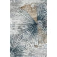 thumbnail image 6 of Machine Washable Area Rug 5x7 with Anti-Slip Backing Abstract Living Room Carpet Design 7708 Color Grey Beige, 6 of 7