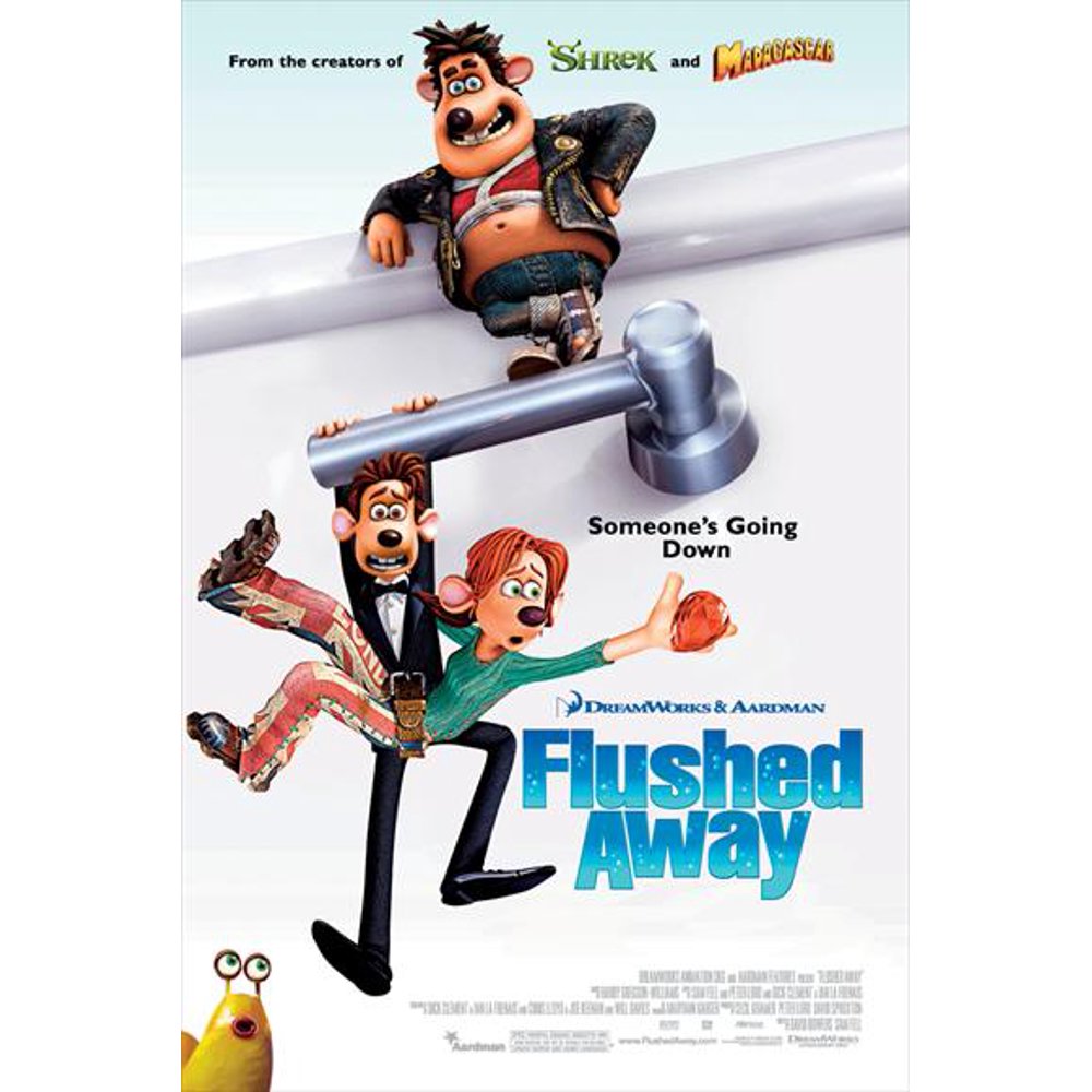 Flushed Away movie POSTER (Style B) (27" x 40") (2006)