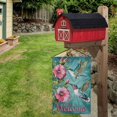thumbnail image 5 of Yolandalse Graden Flag Hummingbirds Floral Butterfly Welcome Home Decorative Outdoor Yard Flags Decor 12 X 18 Inch Double Sided Garden Flag Front Porch Decorations, 5 of 7
